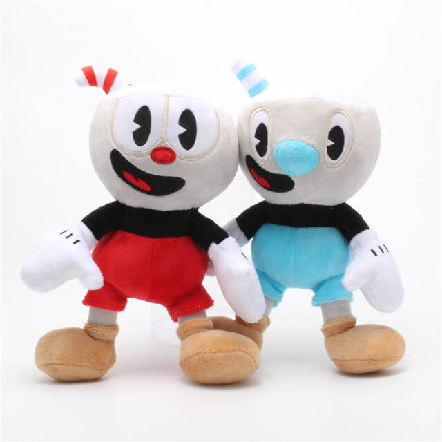 Pelúcias Cuphead: Mugman e The Devil