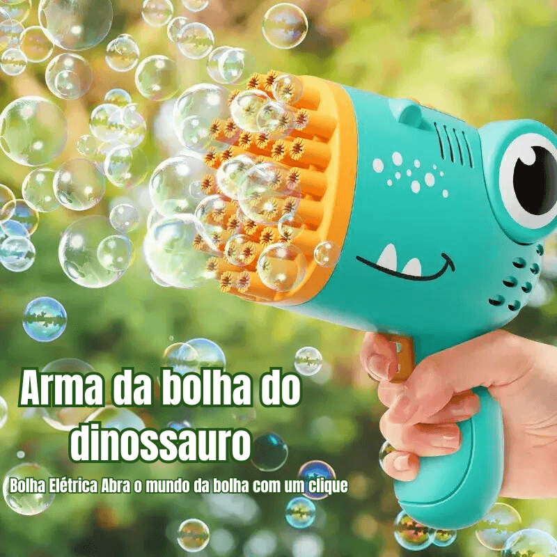 Máquina Automática de Bolhas de Dinossauro Infantil