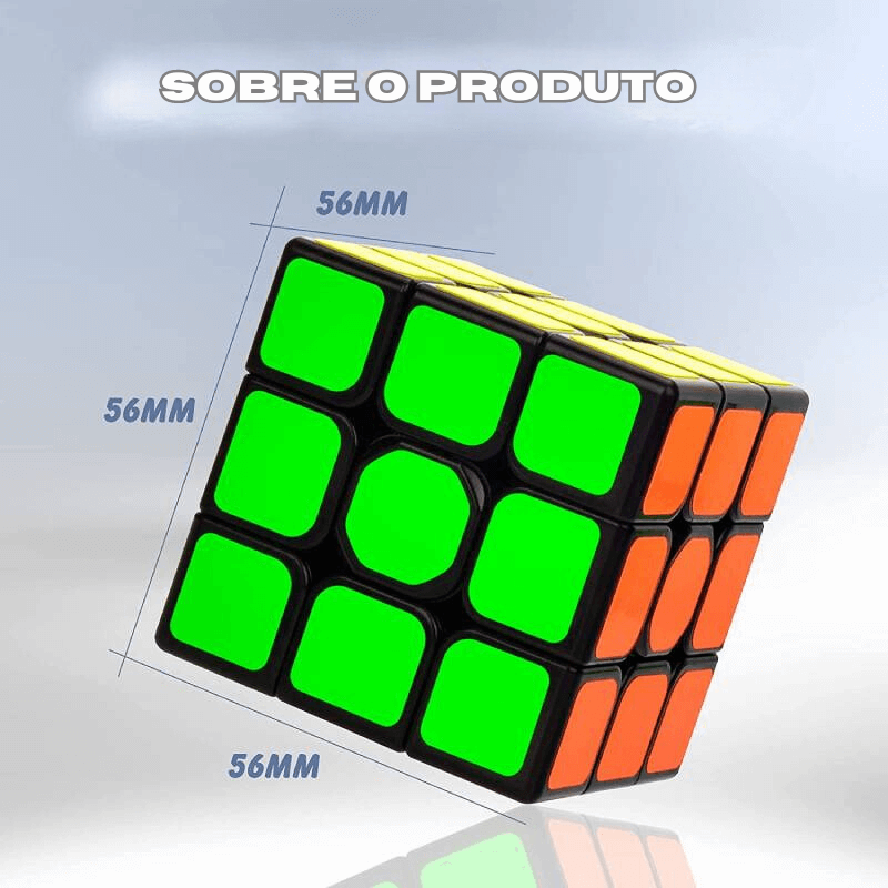 Cubo Mágico 3x3: Brinquedo de Velocidade Profissional