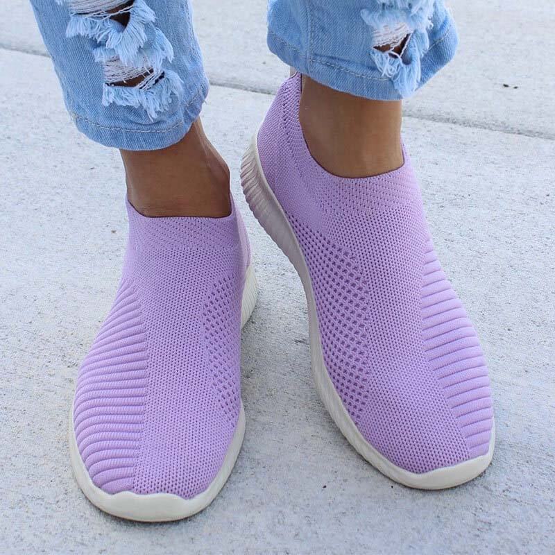 Tênis Slip-On Respiráveis para Mulheres ZJEGA