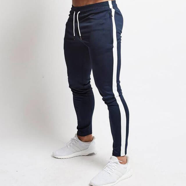 Calça de Ginástica Masculina - Moletom Slim Jogger de Algodão para Treino e Uso Casual