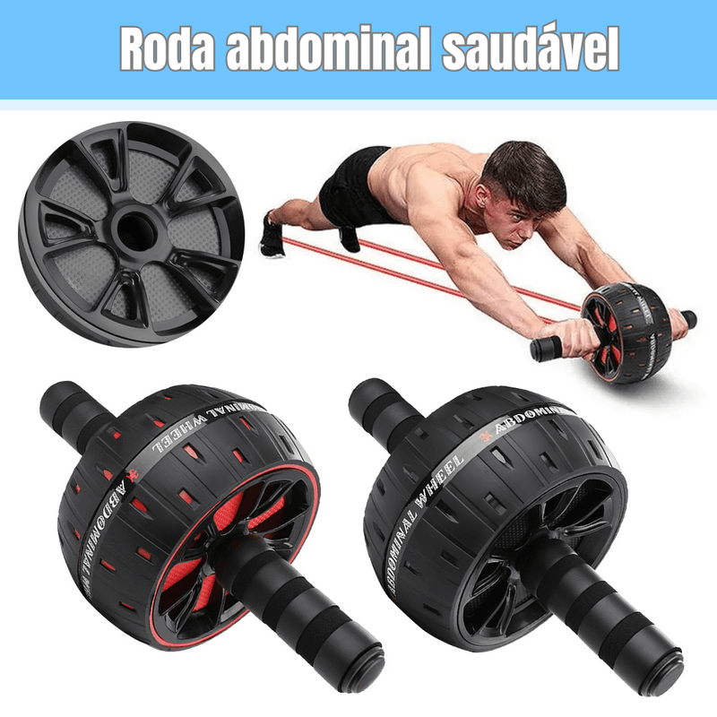 Big Ab Roller - Roda de Exercício para Treino Abdominal