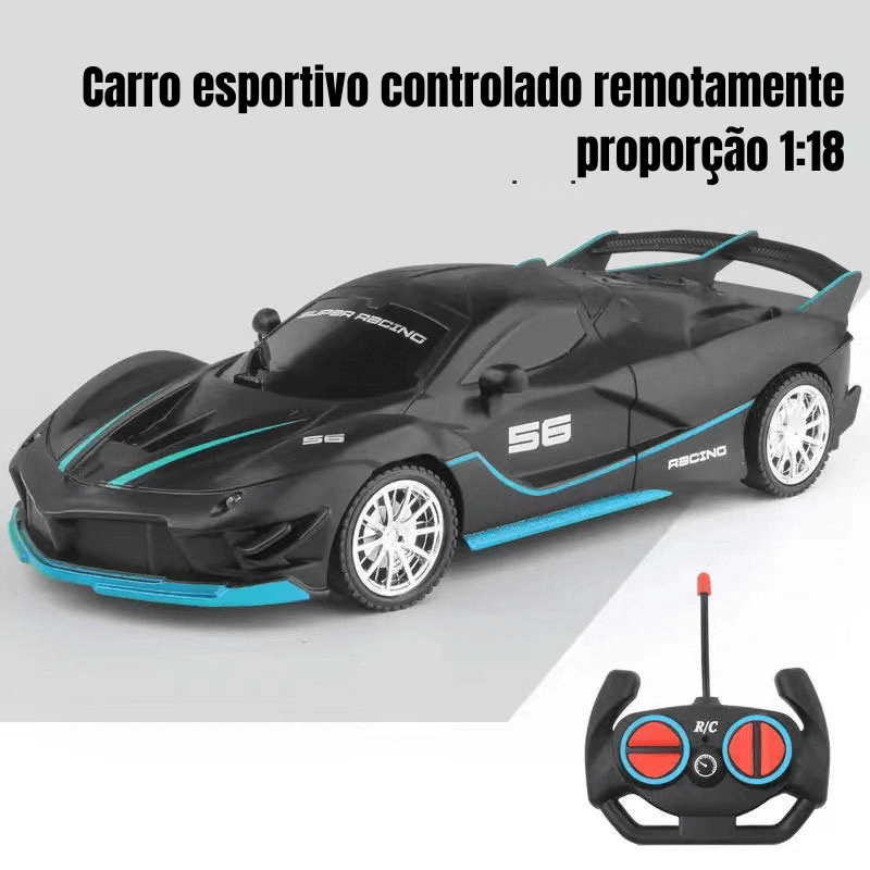 Carro RC com Controle Remoto: Supercarro Esportivo para Crianças