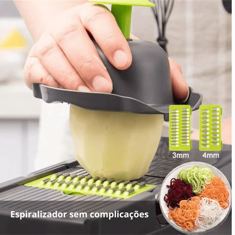 Cortadores de Alimentos com Recipiente