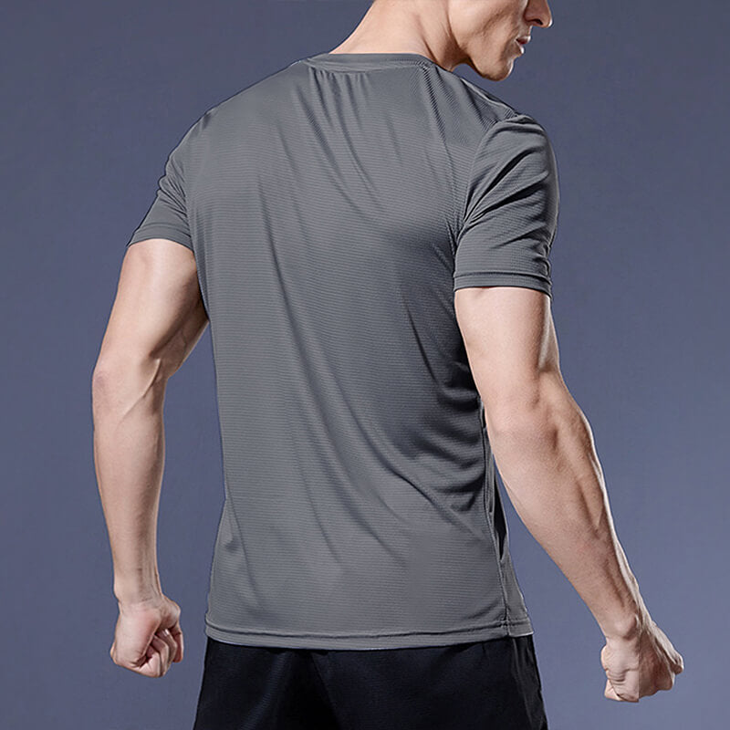 Camisetas Esportivas de Compressão Quick Dry Masculinas