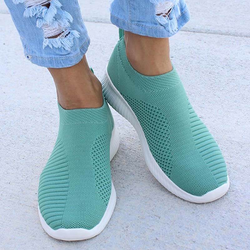 Tênis Slip-On Respiráveis para Mulheres ZJEGA