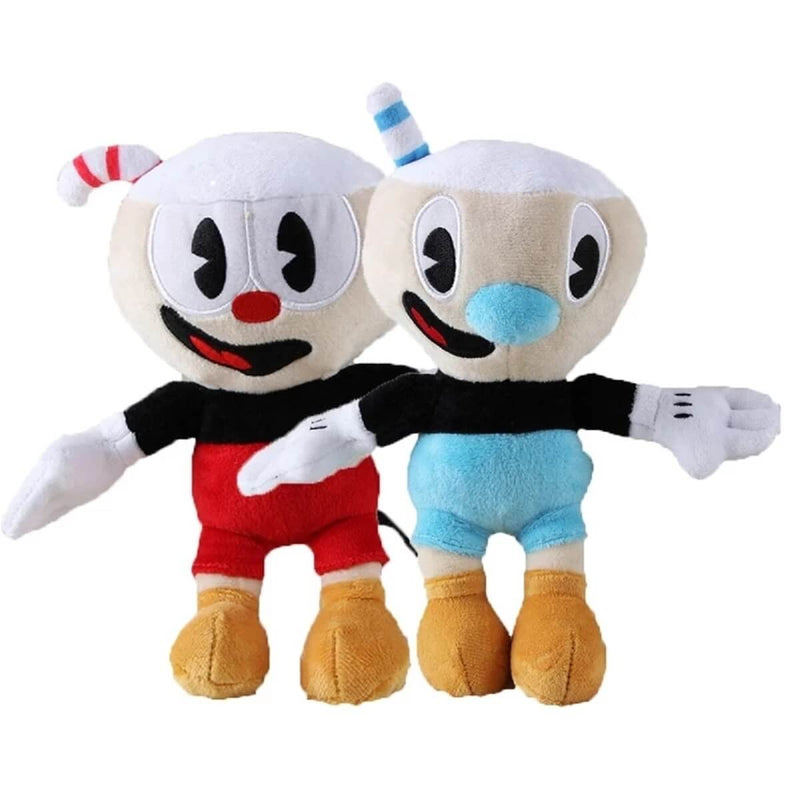 Pelúcias Cuphead: Mugman e The Devil