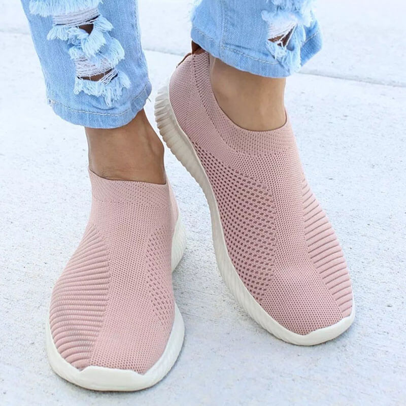 Tênis Slip-On Respiráveis para Mulheres ZJEGA