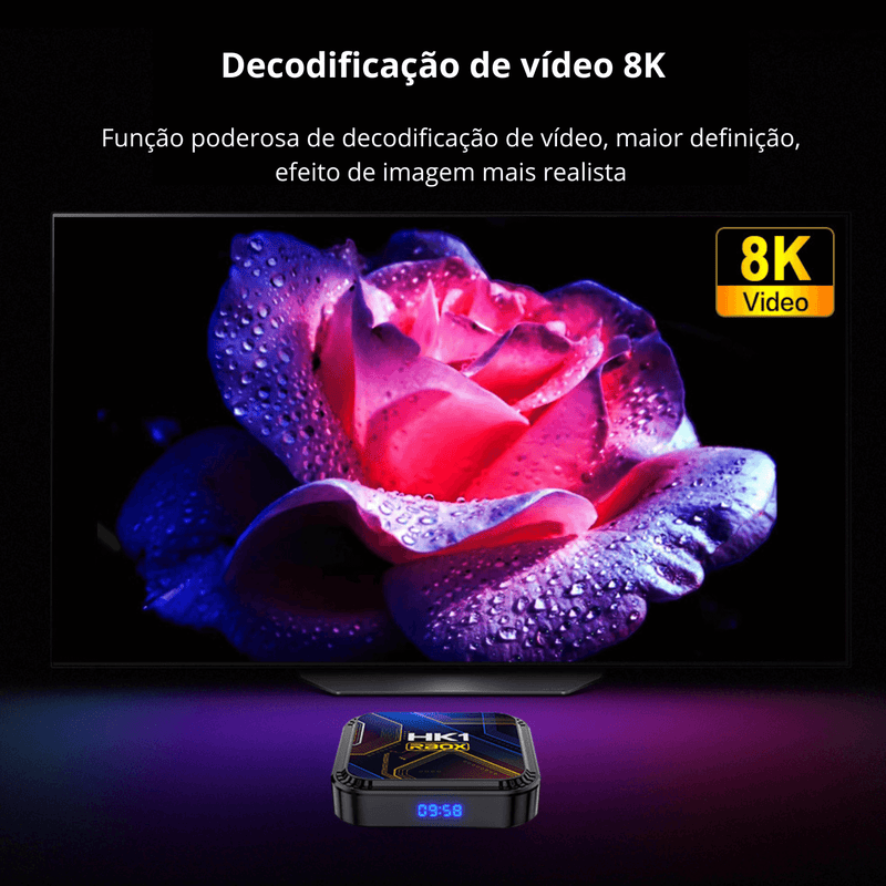 HK1 RBOX K8S RK3528 - A Revolução da Sua TV