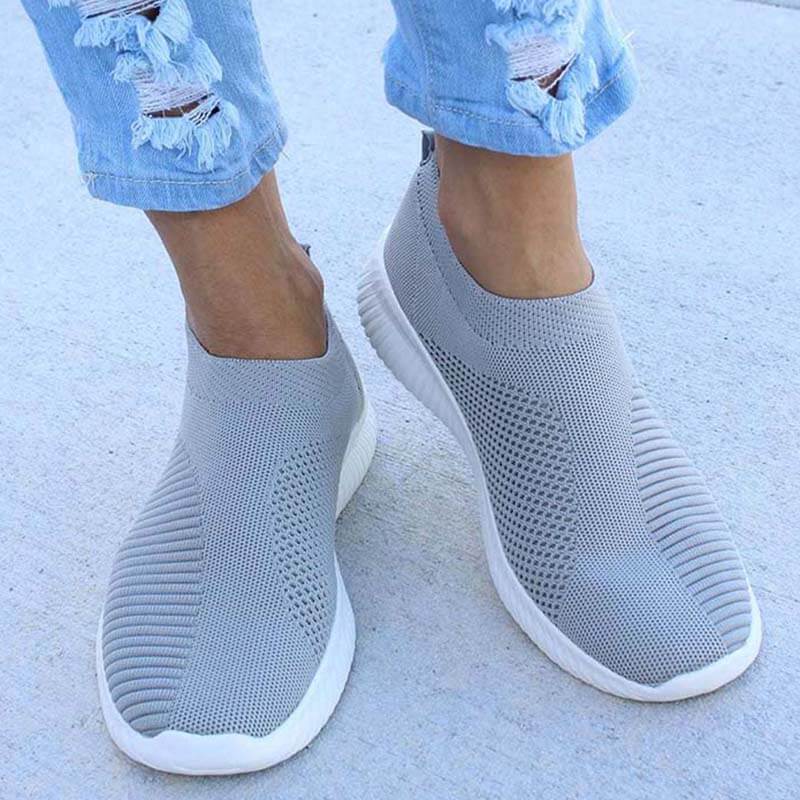 Tênis Slip-On Respiráveis para Mulheres ZJEGA