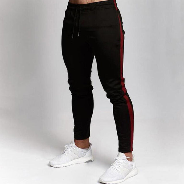 Calça de Ginástica Masculina - Moletom Slim Jogger de Algodão para Treino e Uso Casual