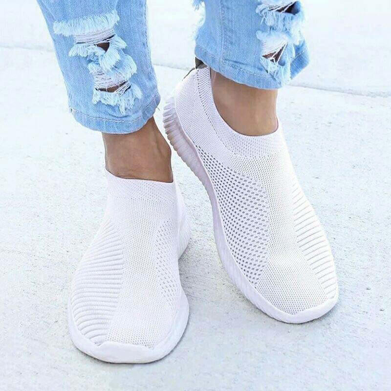 Tênis Slip-On Respiráveis para Mulheres ZJEGA